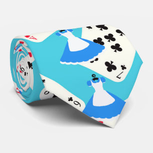 Wonderland Alice Pattern Tie