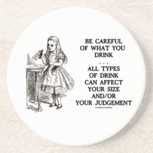 Wonderland Be Careful Of What You Drink (Alice) Coaster
