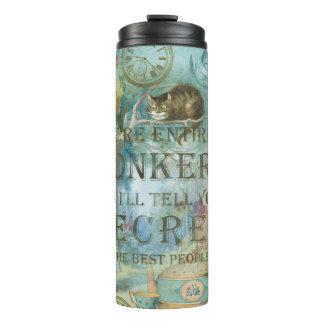 Wonderland - bonkers Quote -  Alice In Wonderland Thermal Tumbler
