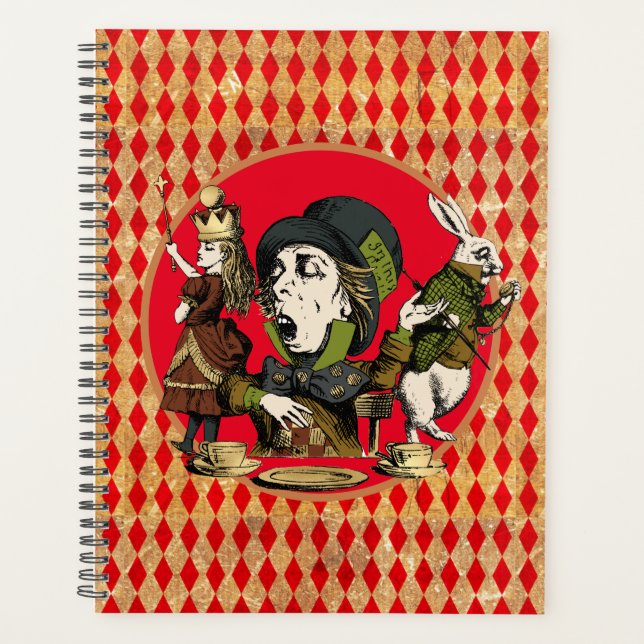 Wonderland Characters Planner (Front)