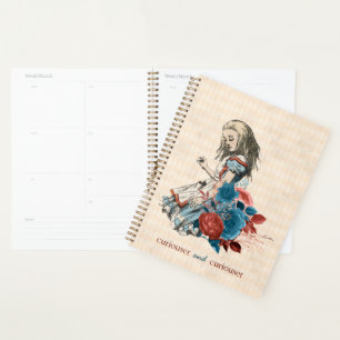 Wonderland Curiouser Vintage Storybook Alice Planner