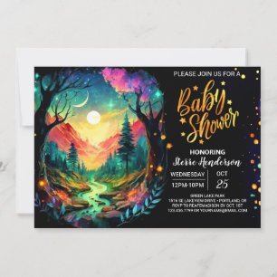 Wonderland Enchanted Grove Baby Shower Invitation