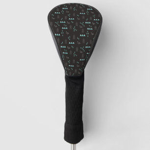 Wonderland Geometric Night Pattern Golf Head Cover