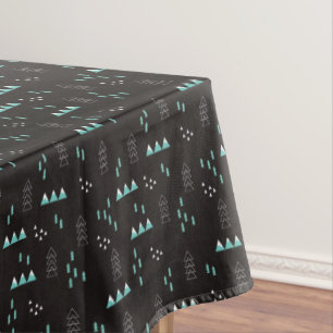 Wonderland Geometric Night Pattern Tablecloth