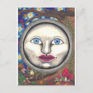 Wonderland Moon Postcard