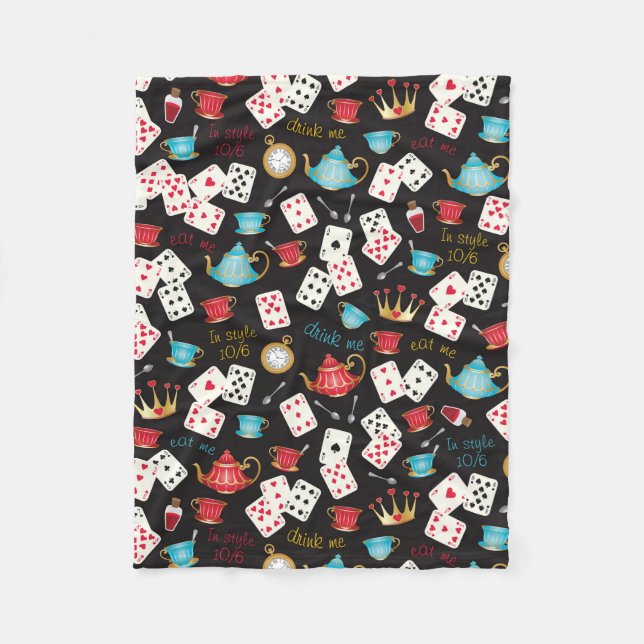 Wonderland Prints Fleece Blanket (Front)