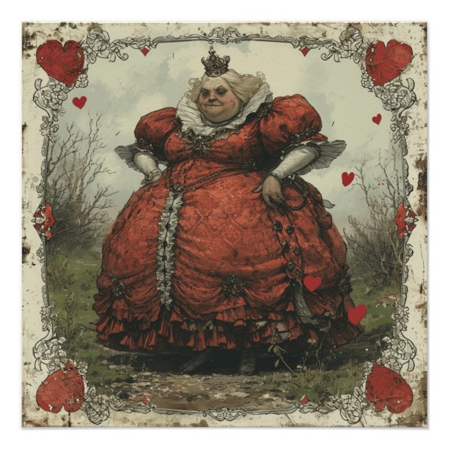 Wonderland Queen of Hearts: Off with Heads Poster (Front)