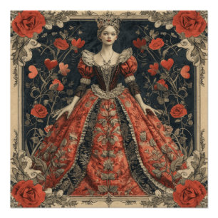 Wonderland Queen of Hearts: Red Monarch Poster