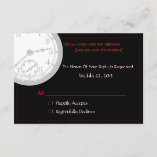Wonderland RSVP Card