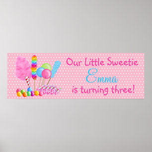 Wonderland Sweets Banner Poster