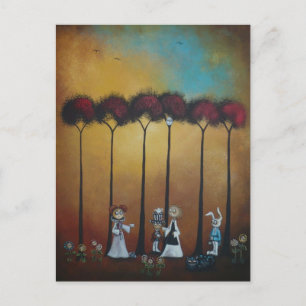 Wonderland Tea Party Postcard