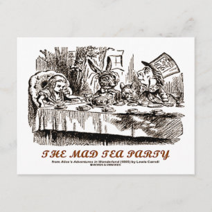Wonderland The Mad Tea Party Alice Mad Hatter Invitation