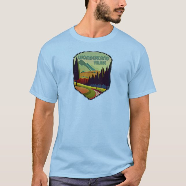 Wonderland Trail Colours T-Shirt (Front)
