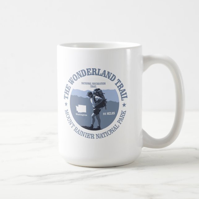 Wonderland Trail (rd) Coffee Mug (Right)