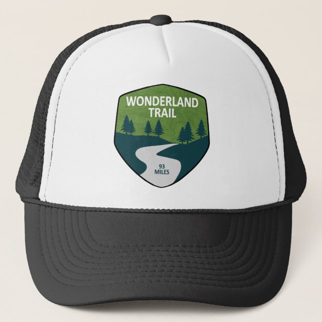 Wonderland Trail Trucker Hat (Front)