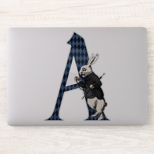 Wonderland White Rabbit Letter A  (Computer)