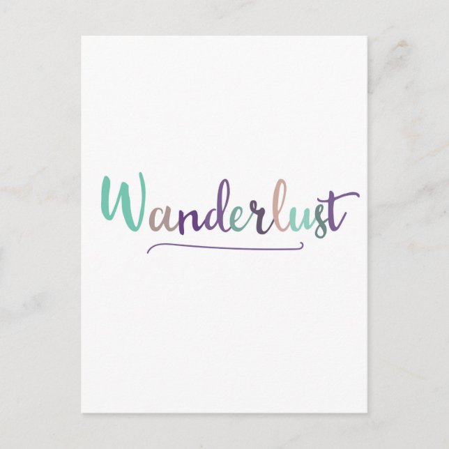 Wonderlust Postcard (Front)