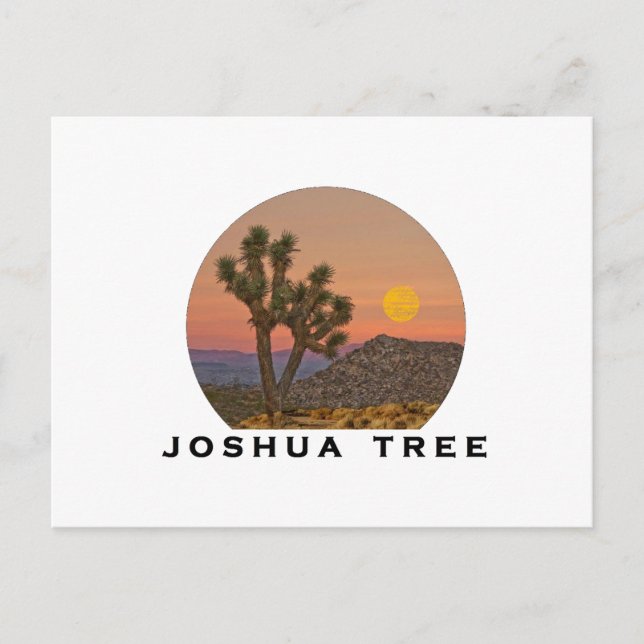 WONDEROUS JOSHUA TREE POSTCARD (Front)