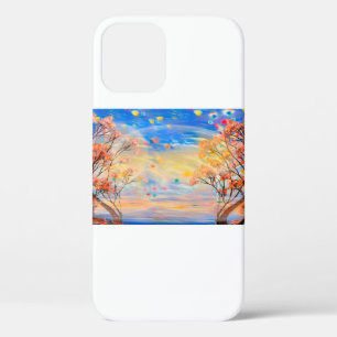 Wonderrful view on sunsetart,abstract background,a iPhone 12 case