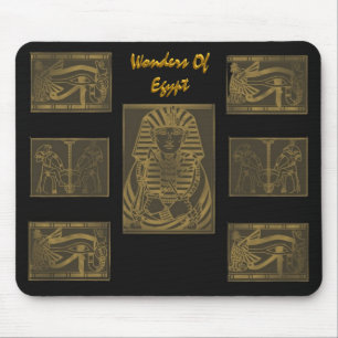 Wonders Of Egypt Bronze Mouse Pad
