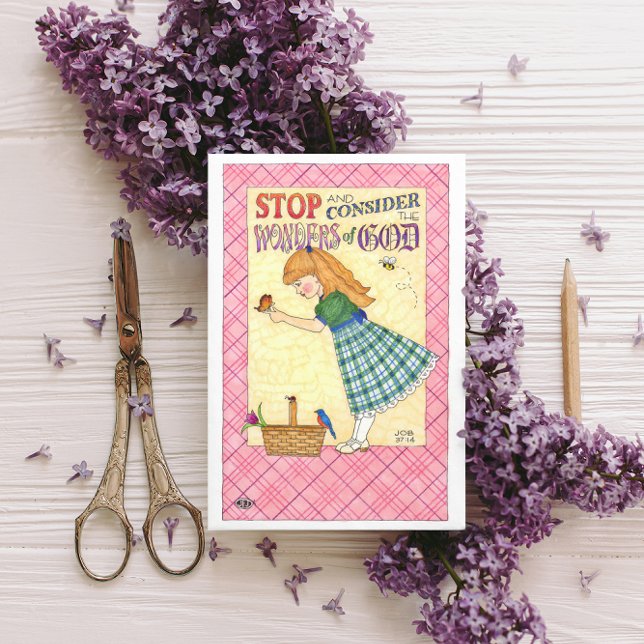 Wonders of God Inspirational Postcard (Creator Uploaded)