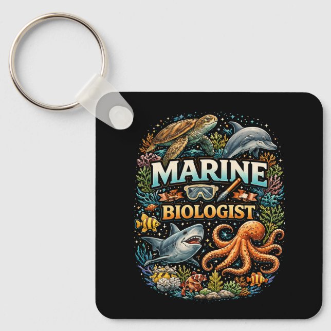 Wonders of the Ocean Realm Key Ring (Front)