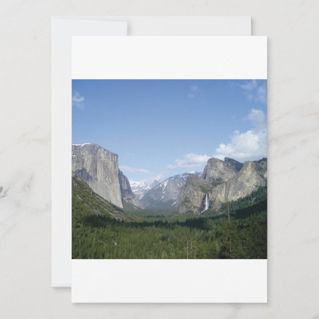 WONDERS OF YOSEMITE GLORY INVITATION (Front)