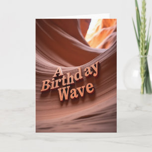 Wondrous Canyon Birthday Card