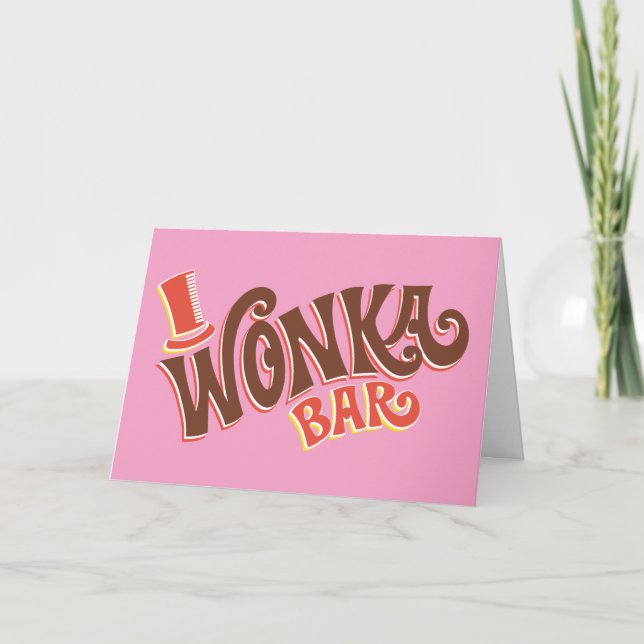 Wonka Bar Logo Card (Front)