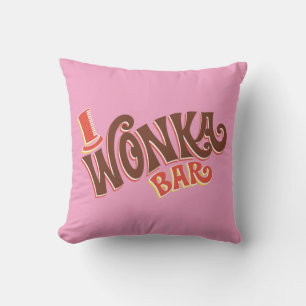 Wonka Bar Logo Cushion