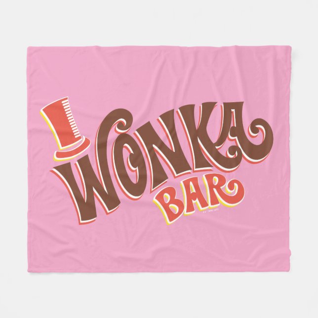 Wonka Bar Logo Fleece Blanket (Front (Horizontal))
