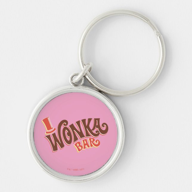 Wonka Bar Logo Key Ring (Front)