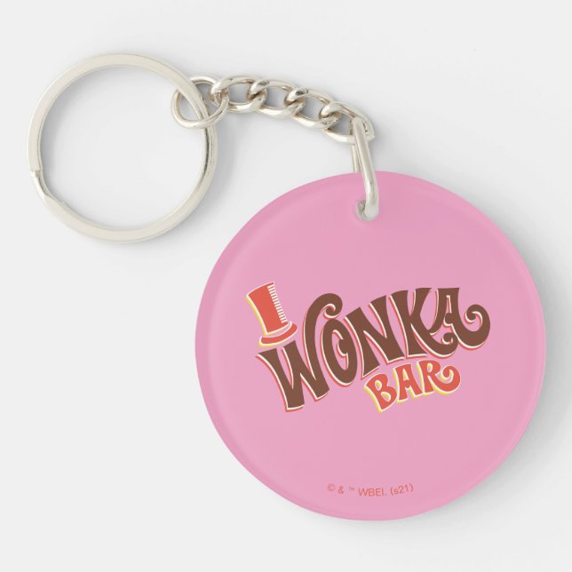 Wonka Bar Logo Key Ring (Front)