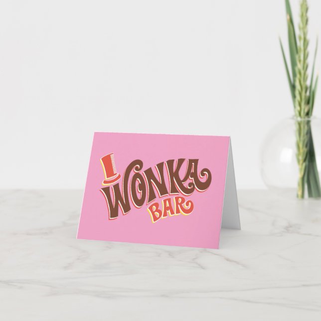 Wonka Bar Logo Note Card (Front)
