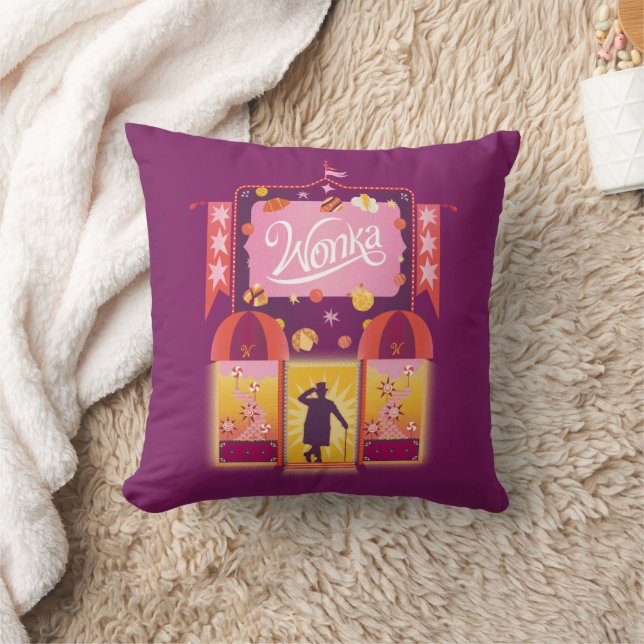 Wonka Candy Store Graphic Cushion (Blanket)