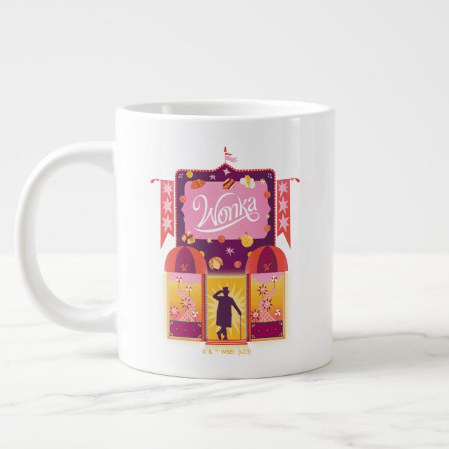 Wonka Candy Store Graphic Large Coffee Mug (Left)
