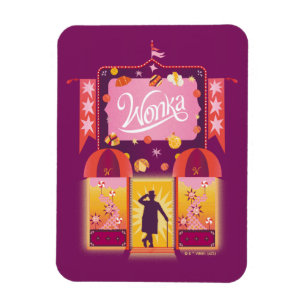 Wonka Candy Store Graphic Magnet