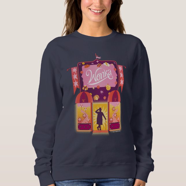 Wonka Candy Store Graphic Sweatshirt (Front)