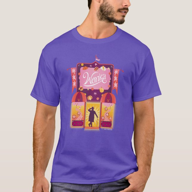Wonka Candy Store Graphic T-Shirt (Front)