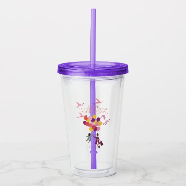 Wonka "Never Let Them Steal Your Dreams" Acrylic Tumbler (Front)