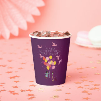 Wonka "Never Let Them Steal Your Dreams" Paper Cups