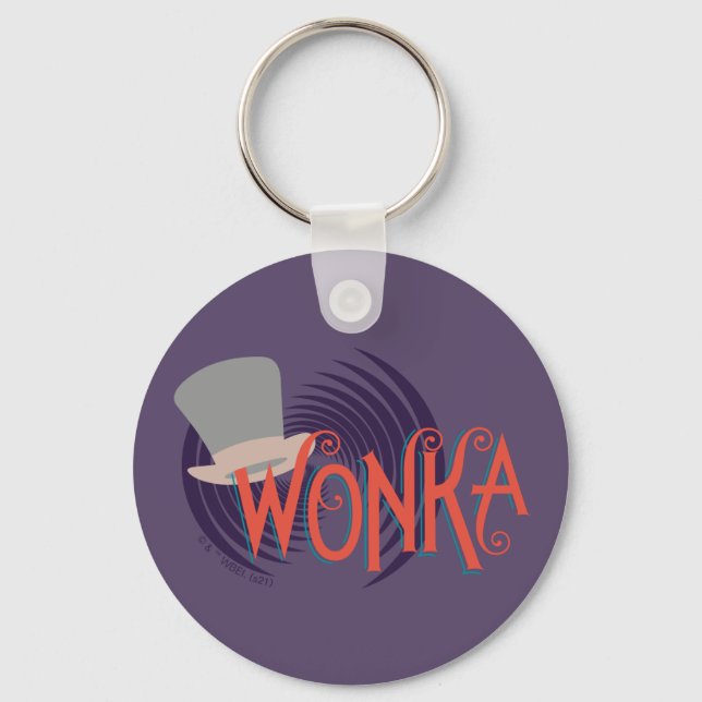 Wonka Spiral Logo Key Ring (Front)