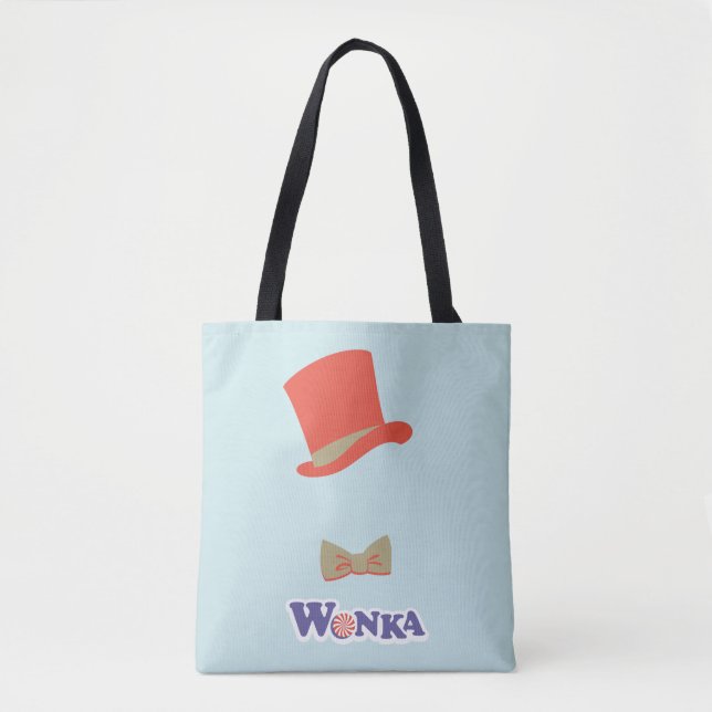 Wonka Top Hat & Bow Tie Tote Bag (Front)