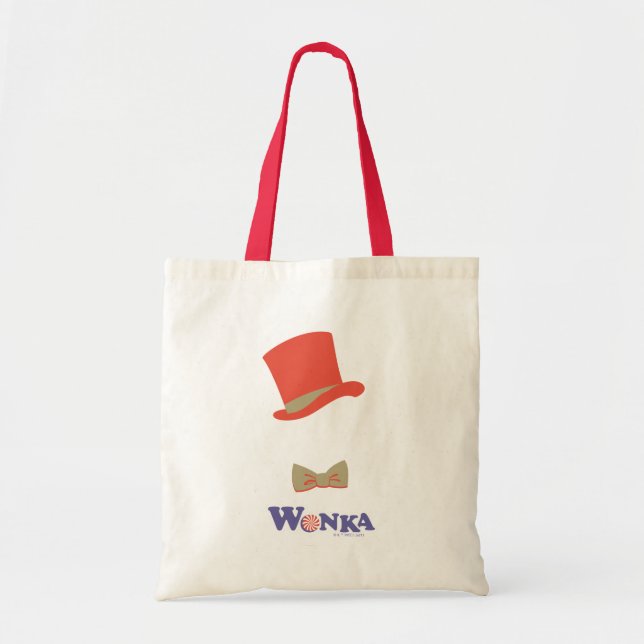 Wonka Top Hat & Bow Tie Tote Bag (Front)