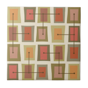 Wonky Doors Smaller Botanical Ceramic Tile