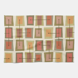 Wonky Doors Smaller Botanical Tea Towel