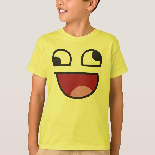 Wonky eye emoji T-Shirt (Front)