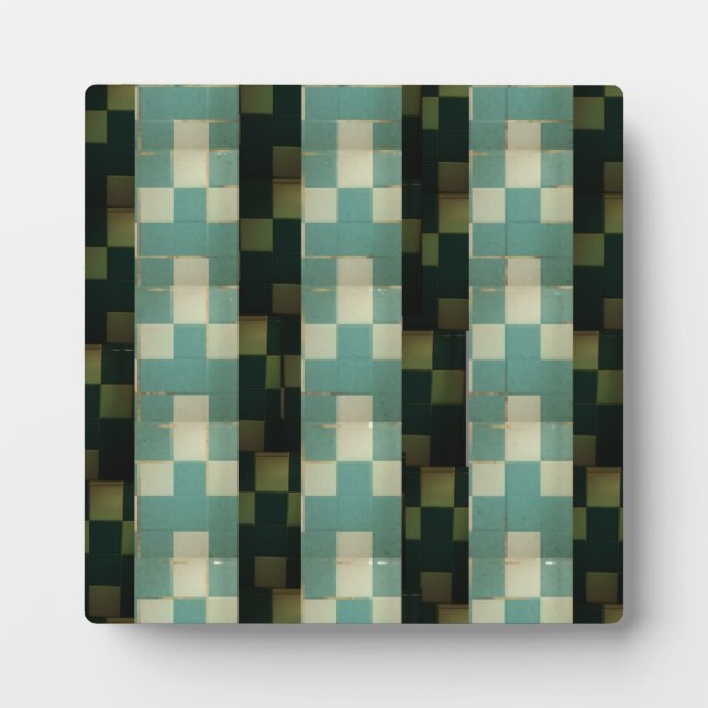 Wonky tiles pattern plaque (Front)