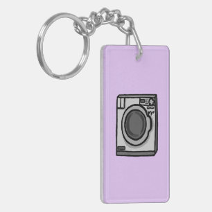 Wonky Washing Machine Key Ring