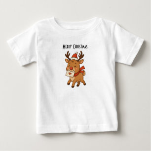 Wonky Zoo Toddler T-Shirt – Cute Reindeer